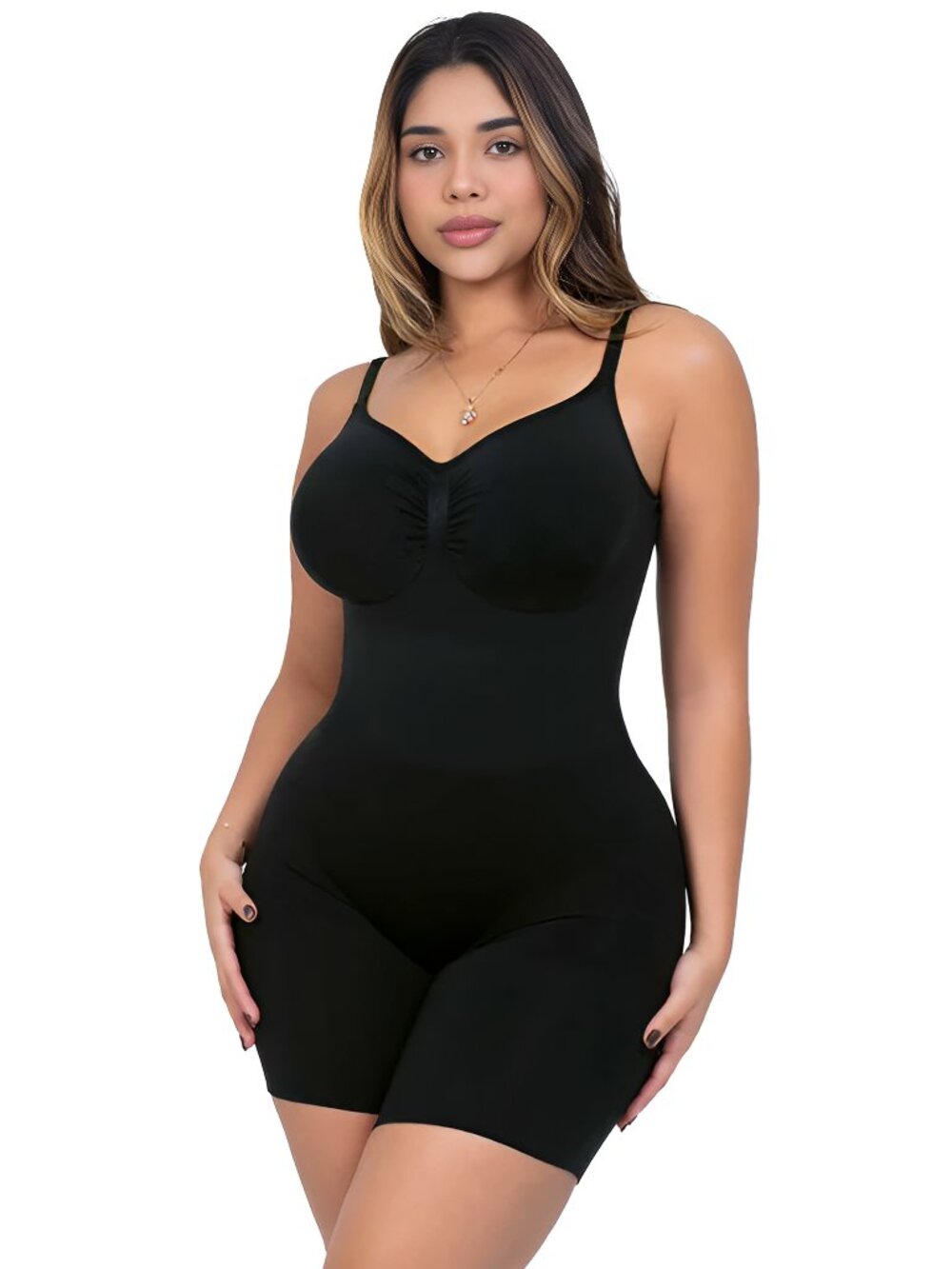 Colombian Invisible 2-Piece Set Fajas Full Body Shapewear Girdle & Thong Stagmi!